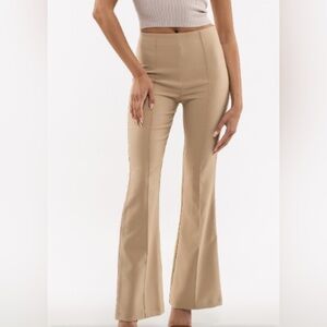 Blu Pepper Tan Women's Flared Pants